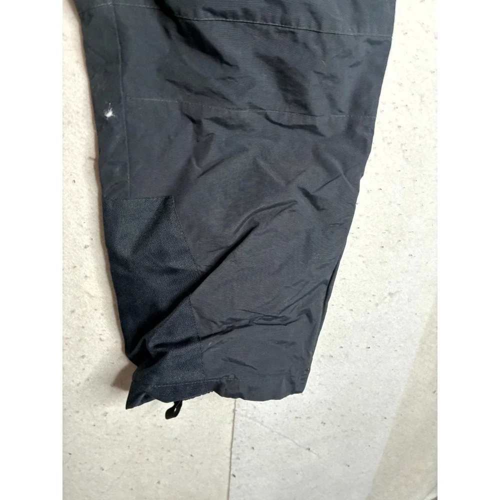 Precision Mountainwear Ski Pants Men's Large Black Scuff Guards Webbing Belted